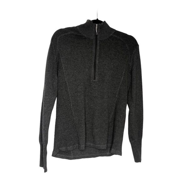 Eddie Bauer Zip up sweater Gray Size XL - Picture 2 of 4